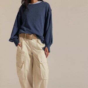 We The Free Camden Navy Oversized NWOT Size XS